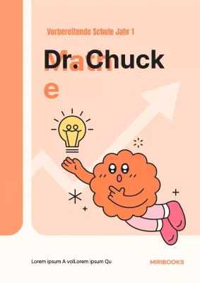 Ausbildungsinhalte mit einfachem Charaktergefühl in Orange