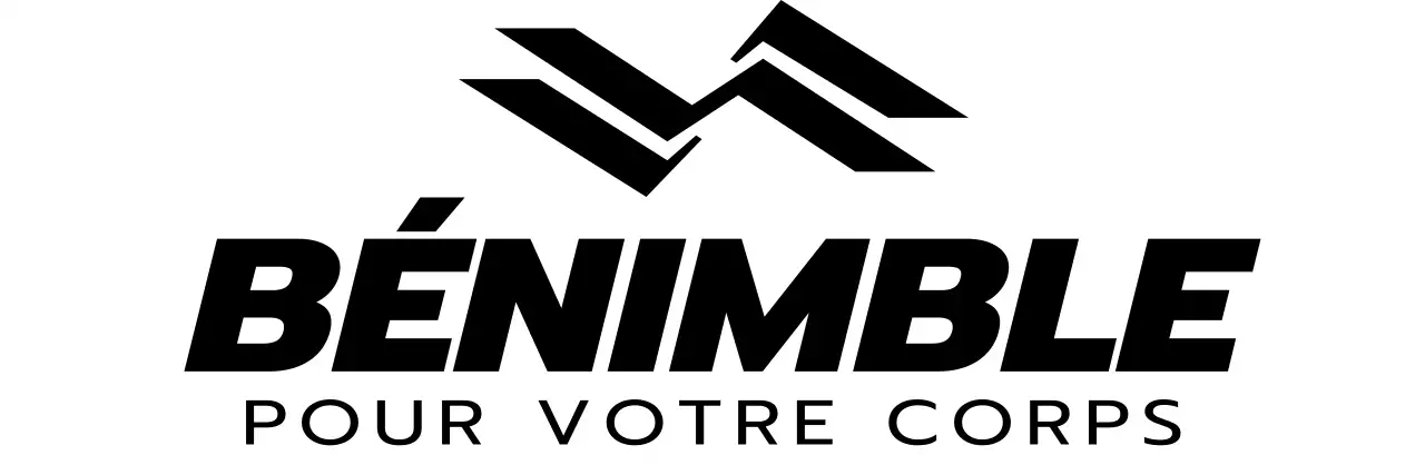 Design épuré avec un logo d'entreprise d'articles de sport noir et élégant