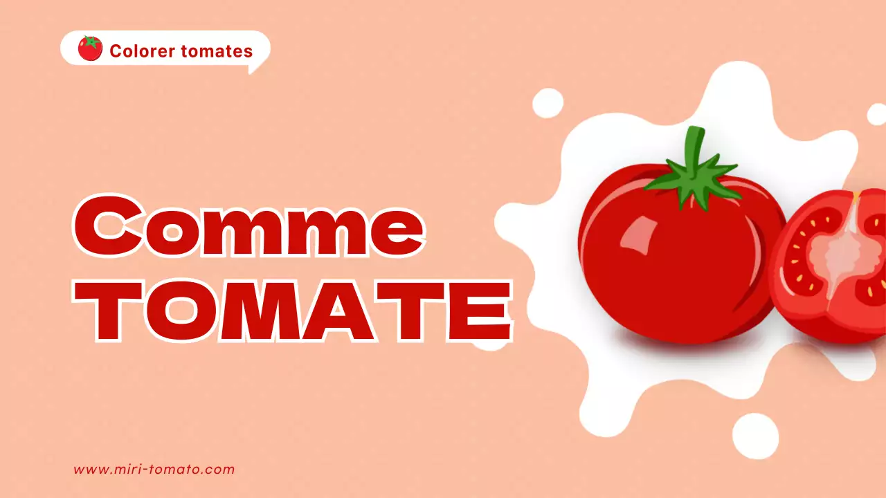 Tomates rouges et orange kitsch expliquées