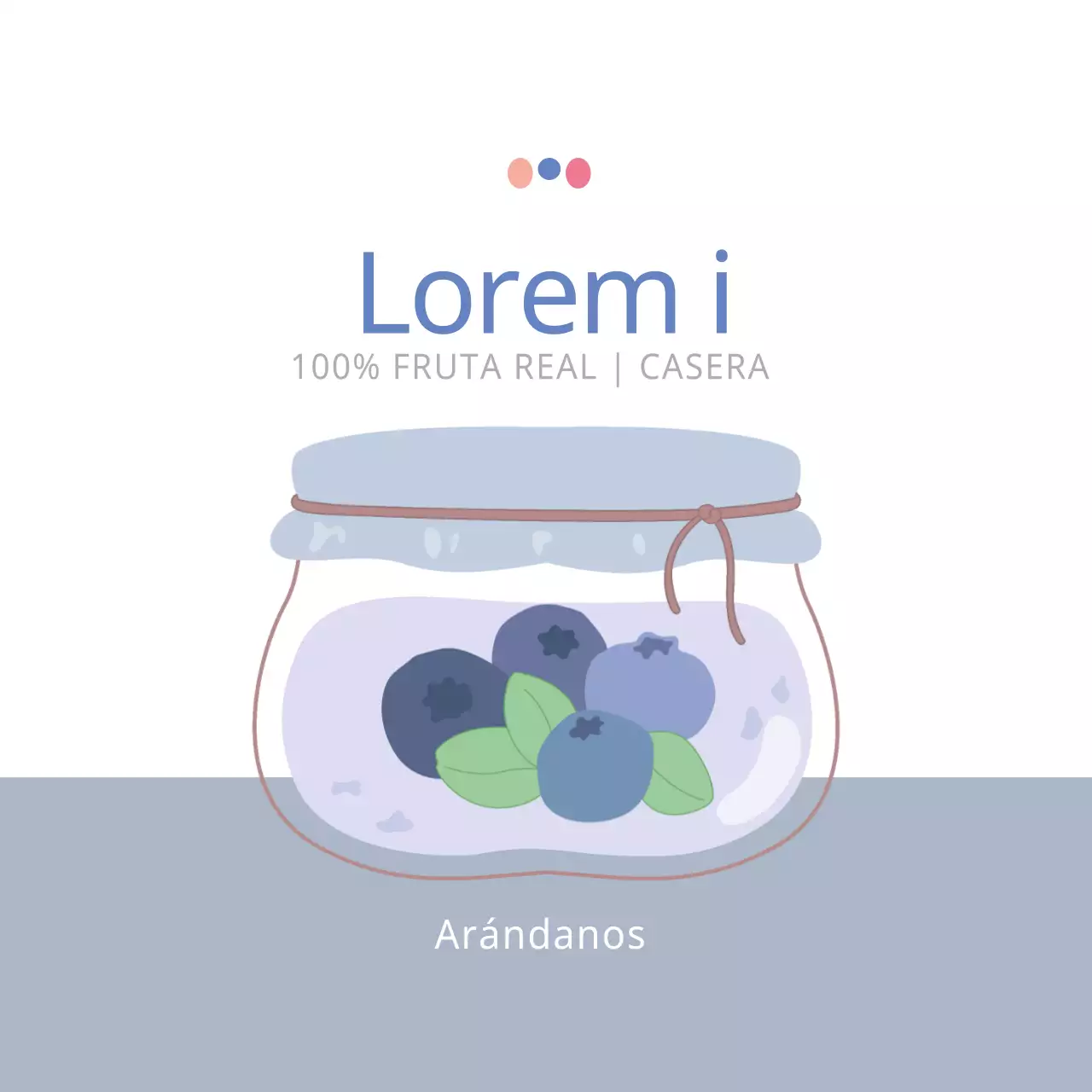 Mermelada de arándanos