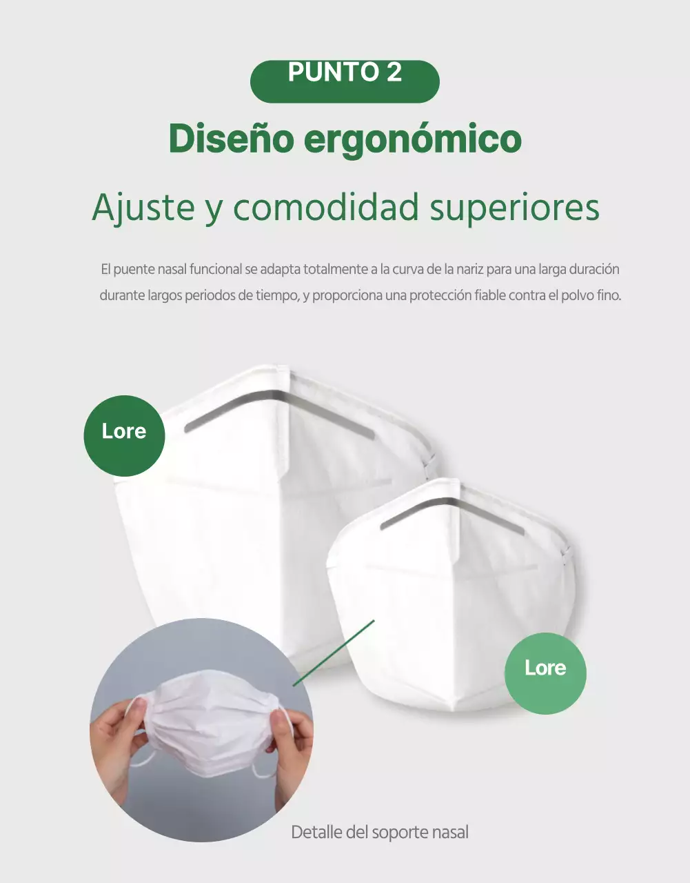 Mascarillas para partículas