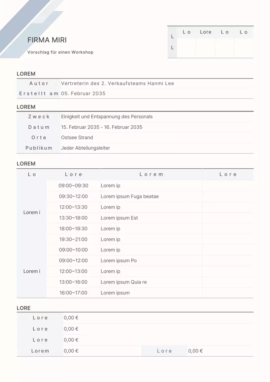 Blaue Planungsdokumente