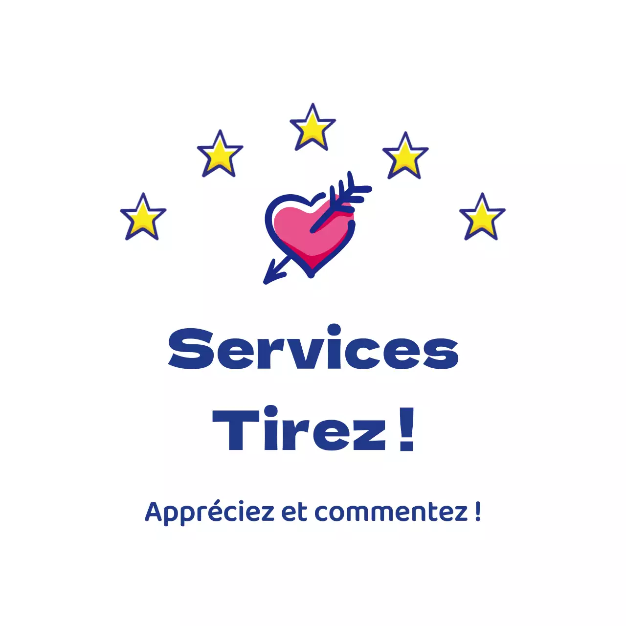 Autocollants de service