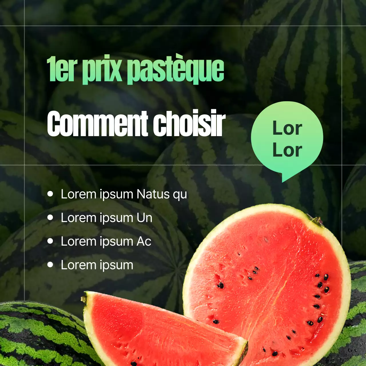 Conseils pour choisir les pastèques tropicales rouges et vertes