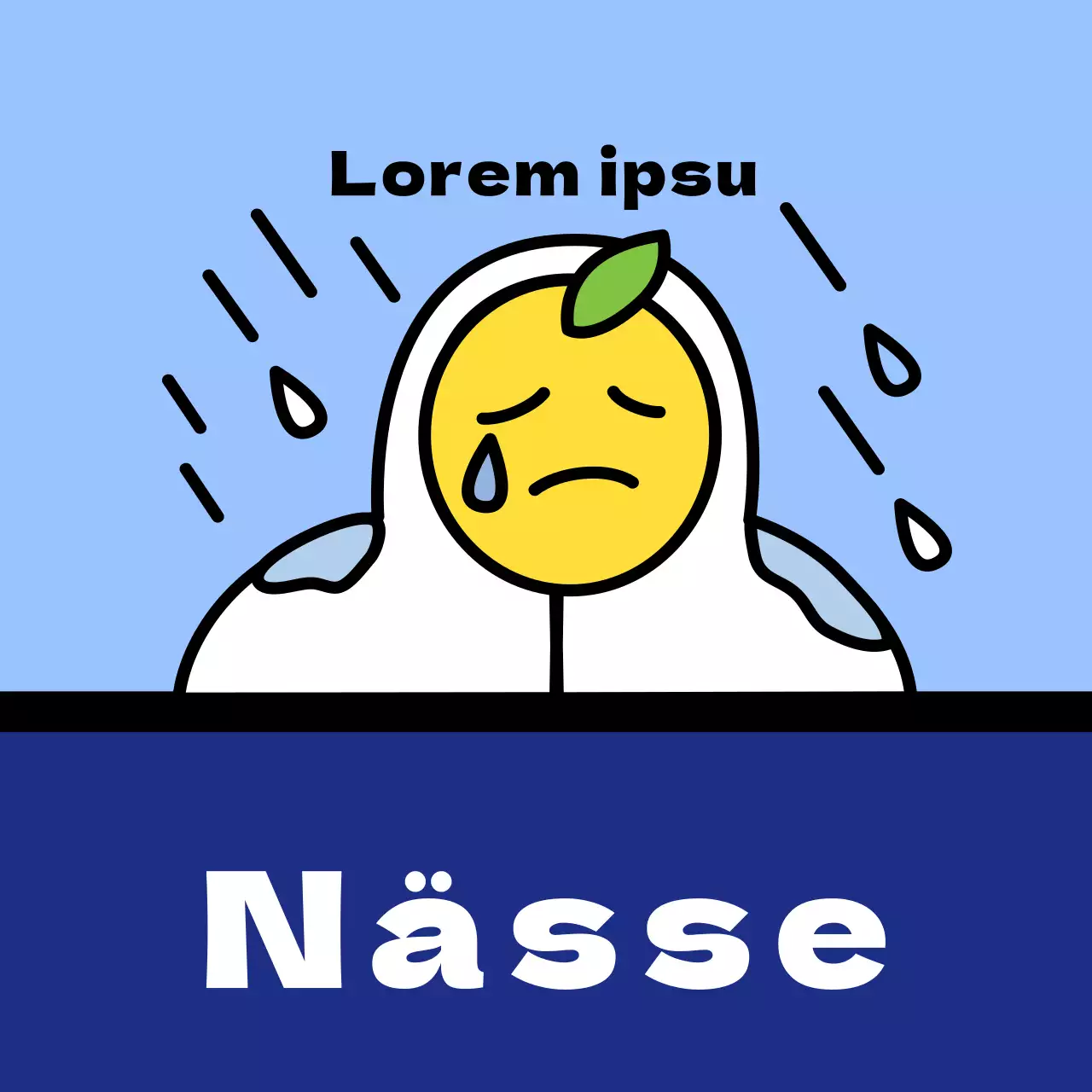 Quadratischer Aufkleber für den Versand