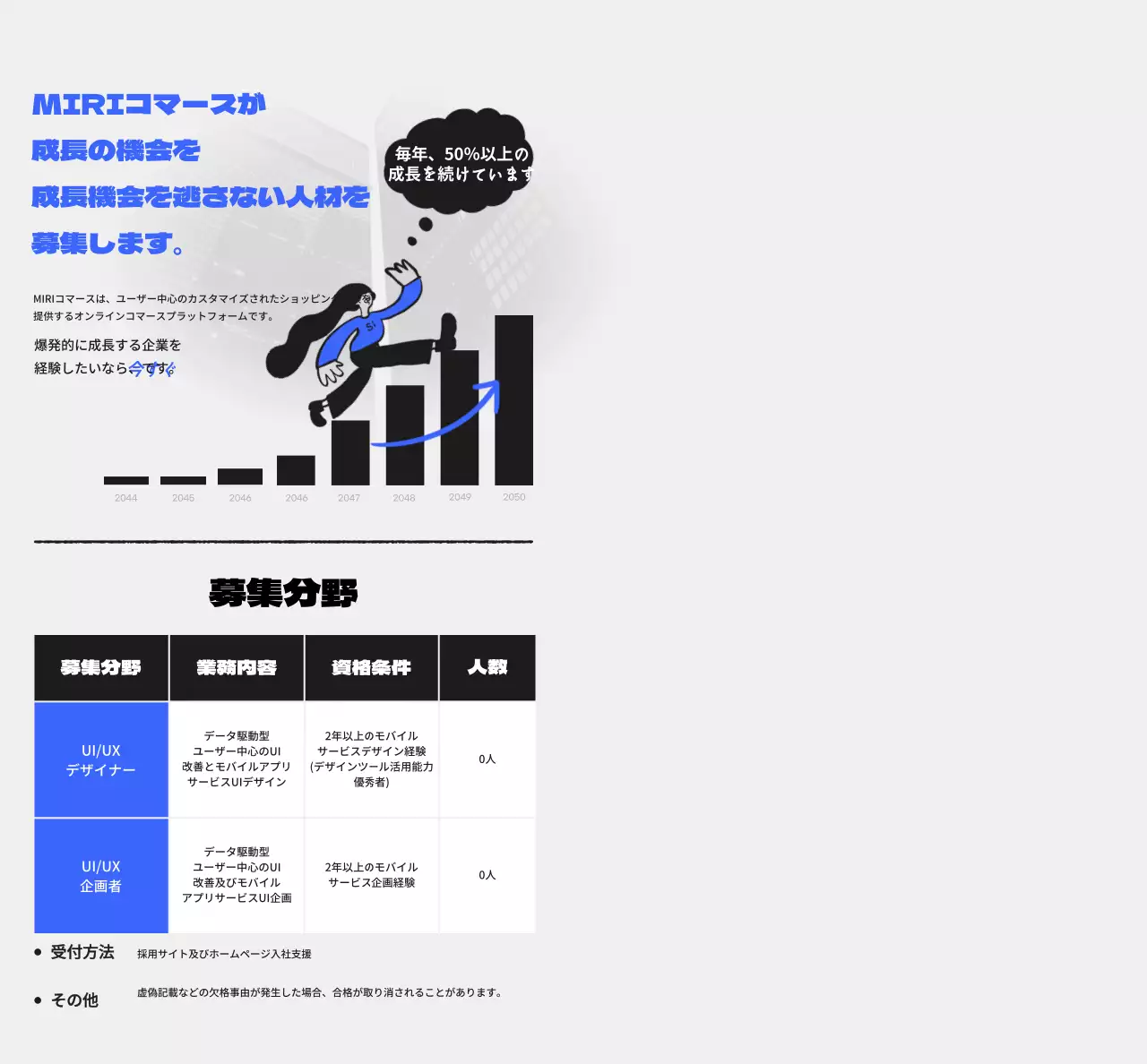 青と黒の人物イラストが描かれた採用連携型インターンシップ記念ウェルカムキット