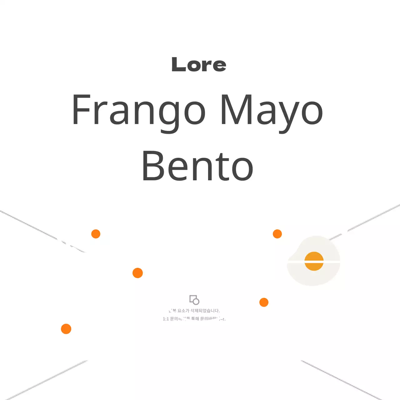 Bento de frango com maionese