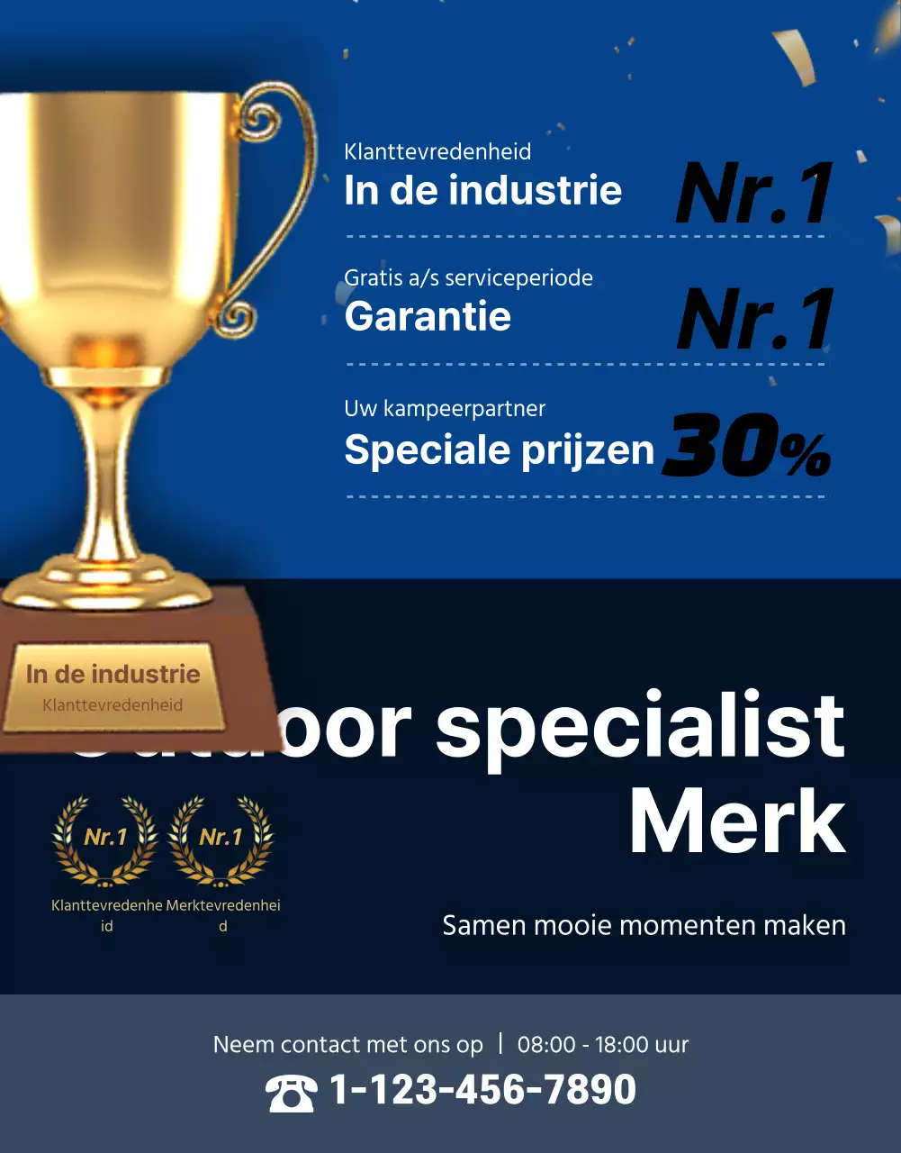 Verkoop kampeerspullen