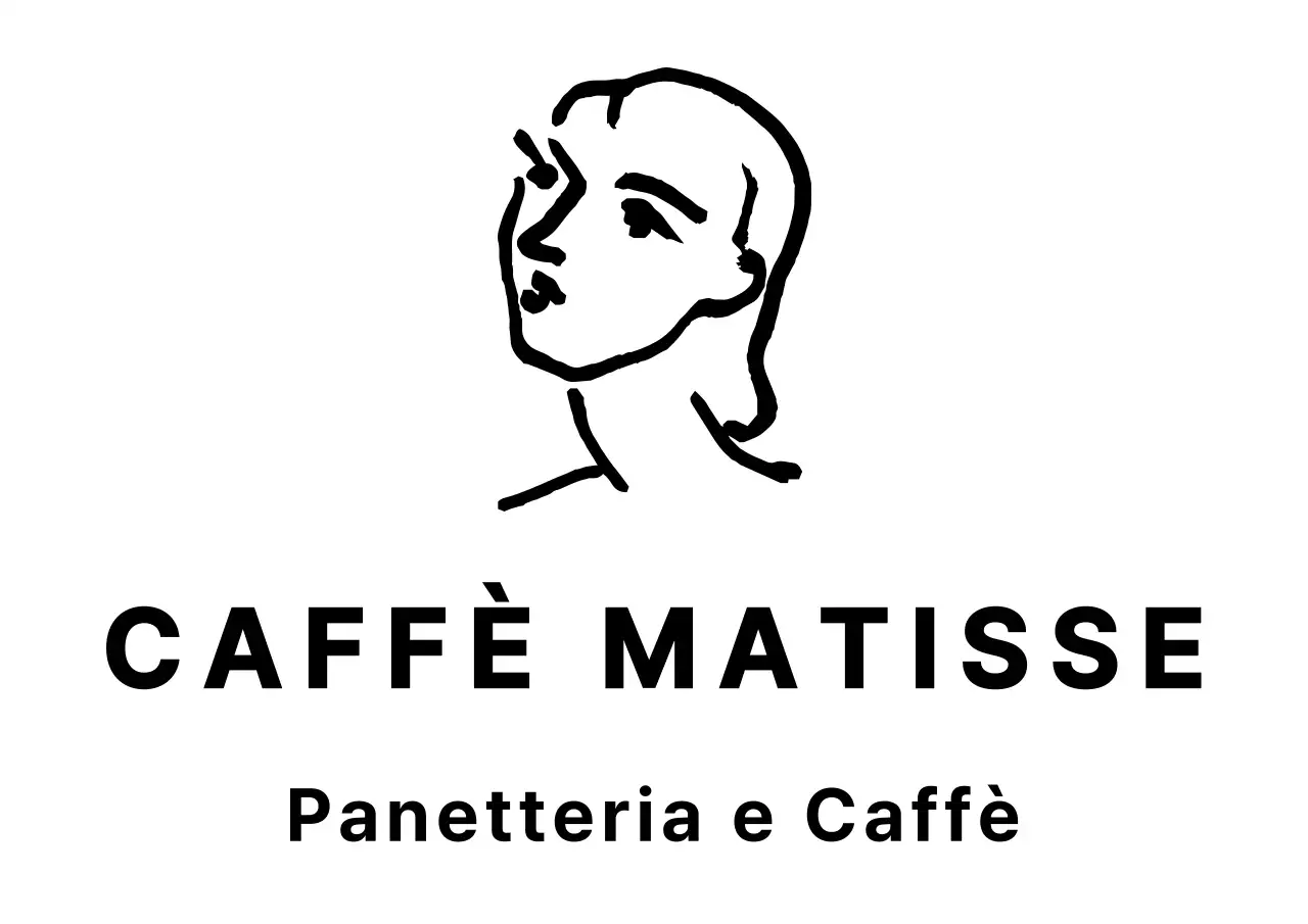 Logo di un caffè con illustrazione di un capolavoro emozionale