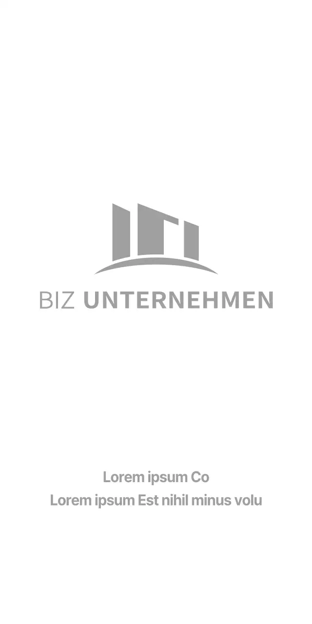 Business Corporate Konzept mit scharfen Linien Logo