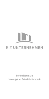 Business Corporate Konzept mit scharfen Linien Logo
