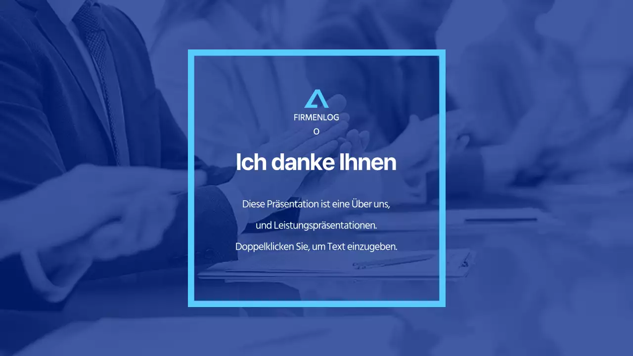 Minimalistischer Firmenbrief