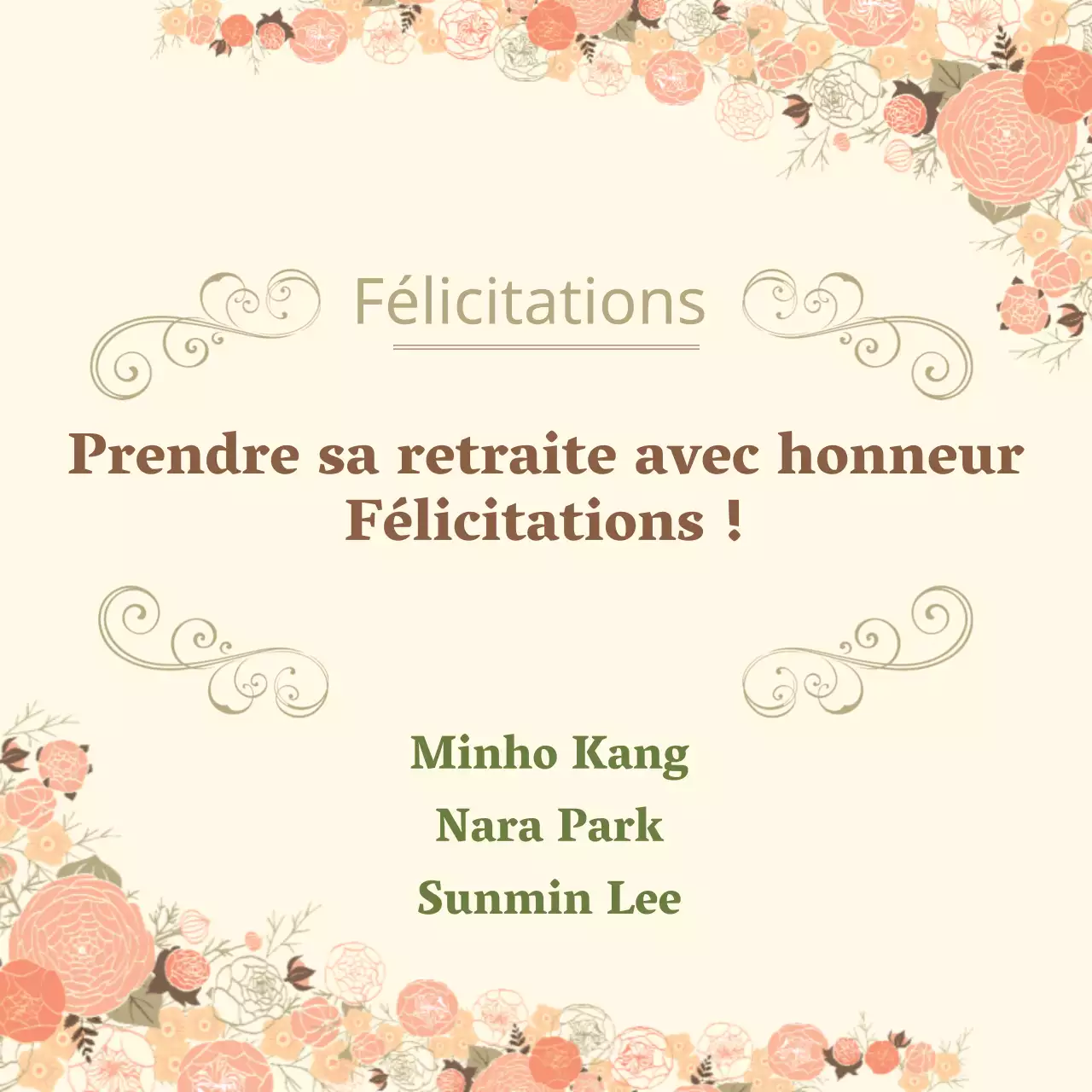 Cérémonie de départ à la retraite