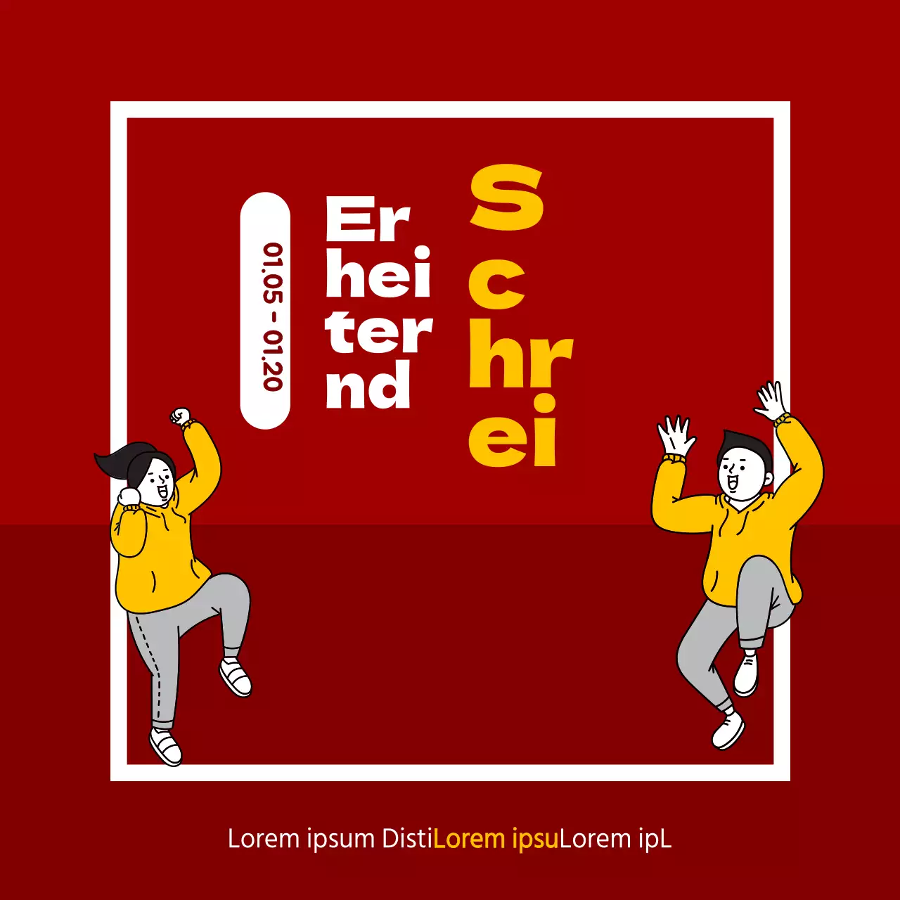 Banner für Veranstaltungen