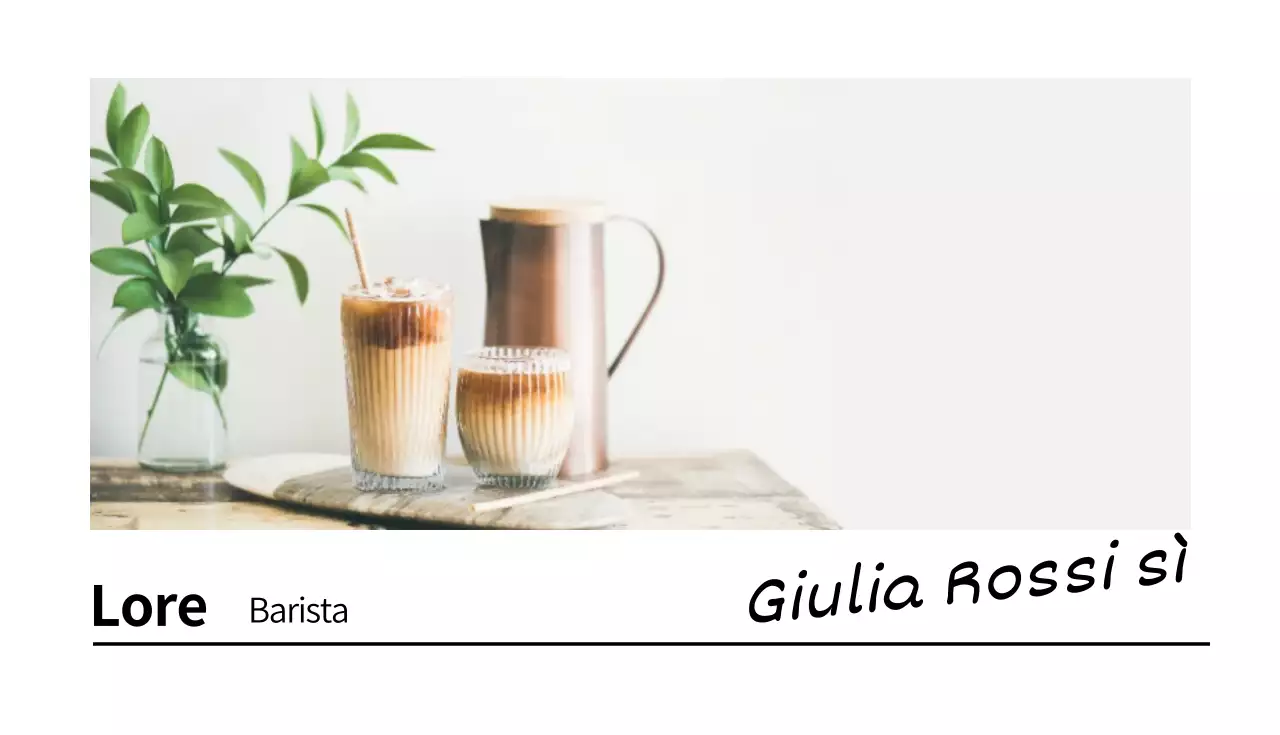 Biglietti da visita per caffè