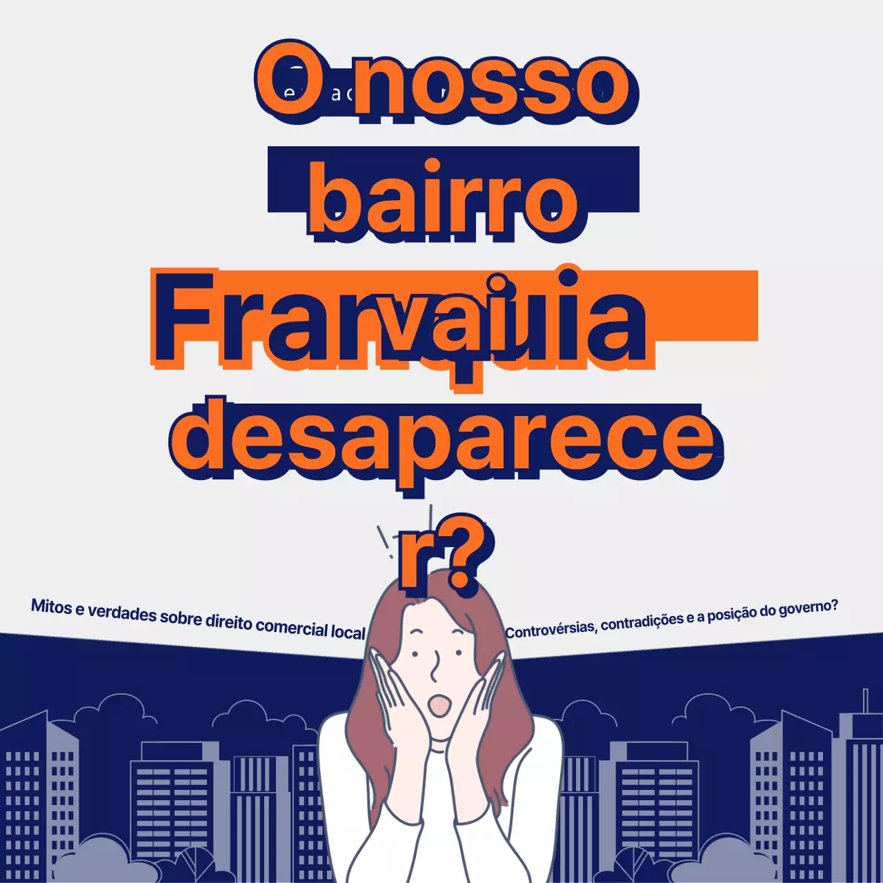 Azul-marinho e cinzento Informações sobre a lei de zonamento e design de promoção imobiliária