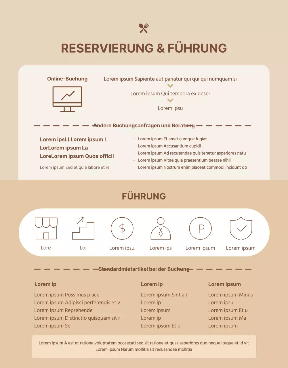 Zwei Modelle in sanften Beigetönen Leitfaden für die Buchung einer Gemeinschaftsküche und eines Partyraums