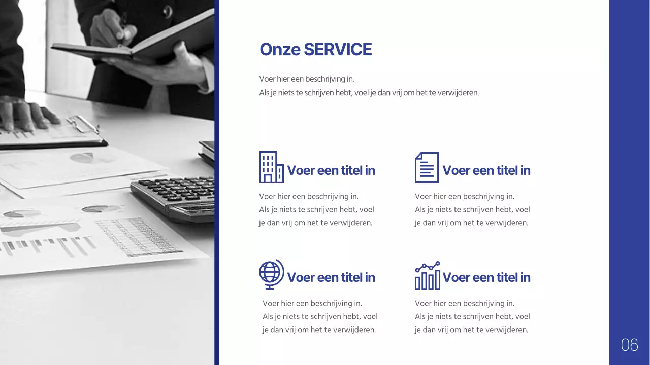 Eenvoudig bedrijfsprofiel