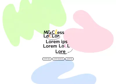 Eine Beratungsstunde auf dem Campus mit einem bunten typografischen Konzept