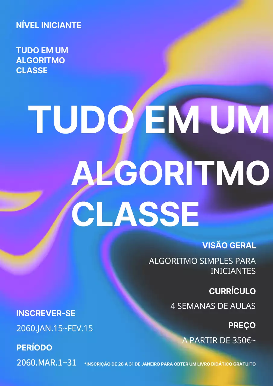Algorithmic Lesson Guide for the Blue, Yellow, and Purple Gradient Concept (Guia de Lição Algorítmica para o Conceito de Gradiente Azul, Amarelo e Roxo)