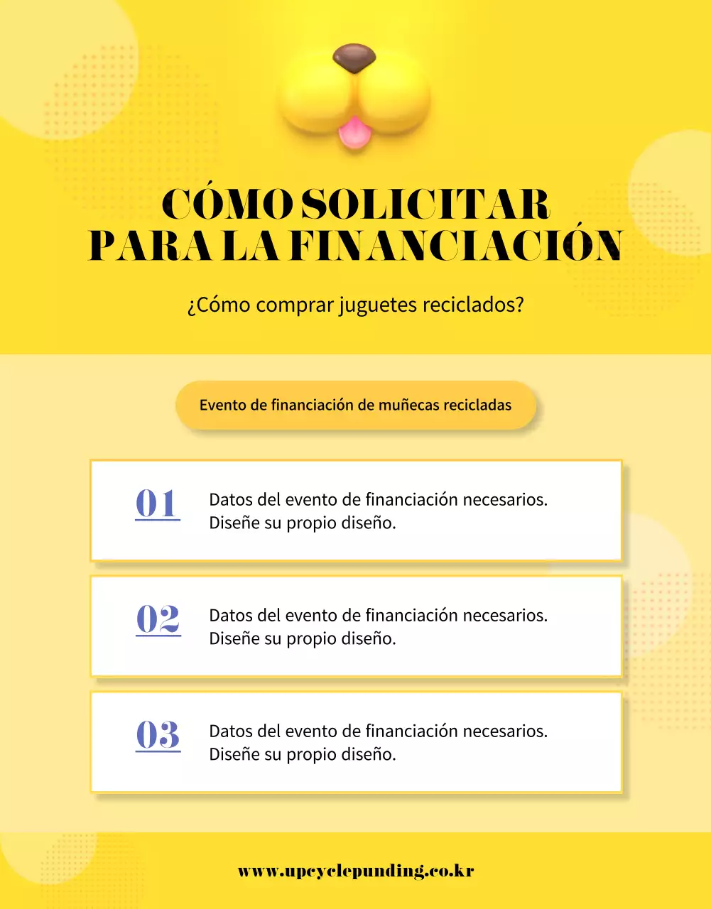 Guía para financiar un peluche amarillo