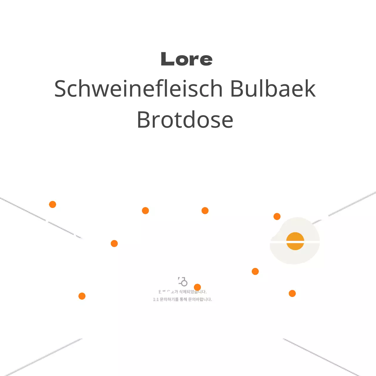 Schweinefleisch Bulgogi Bento