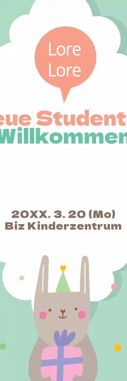 Willkommen für neue Studenten