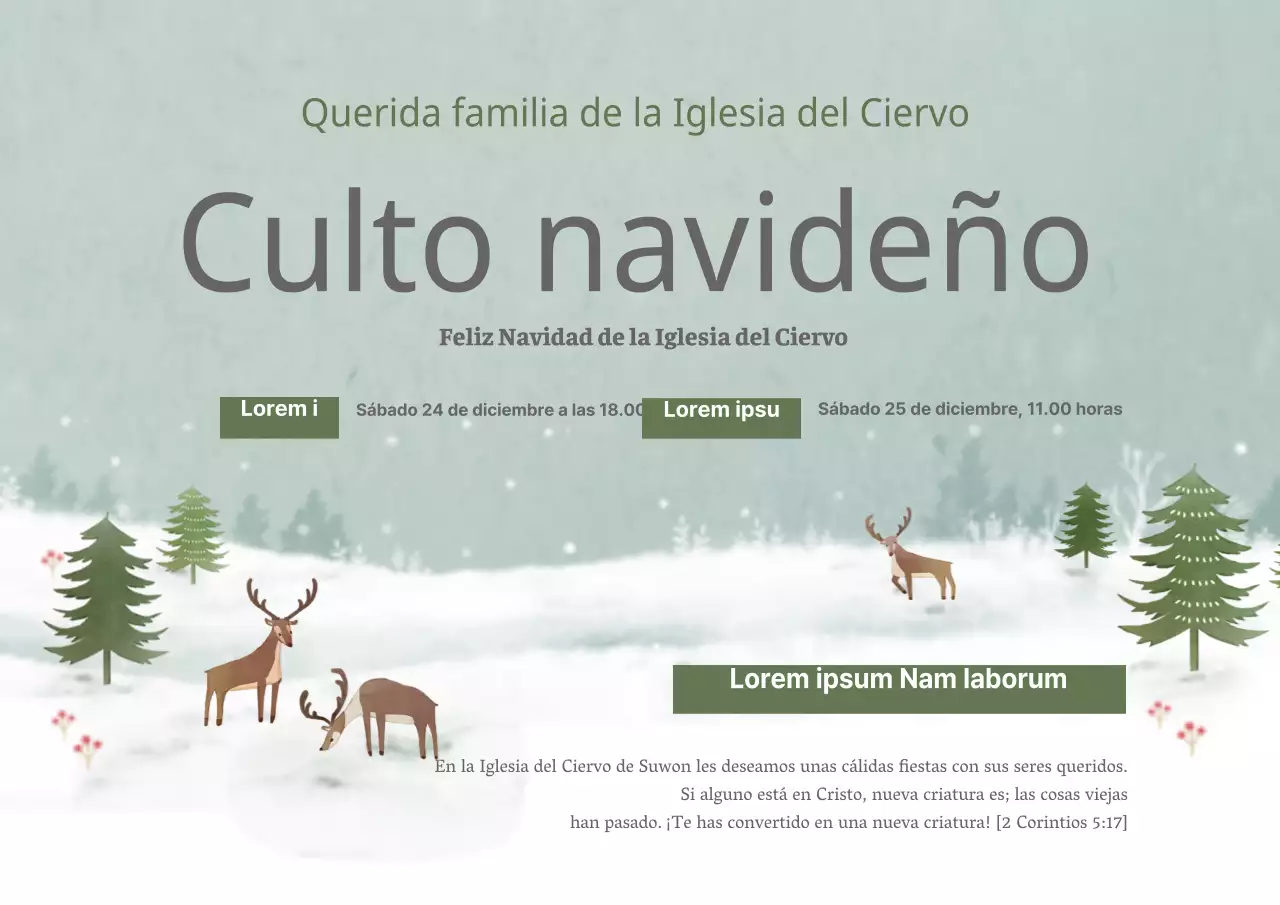 Culto navideño