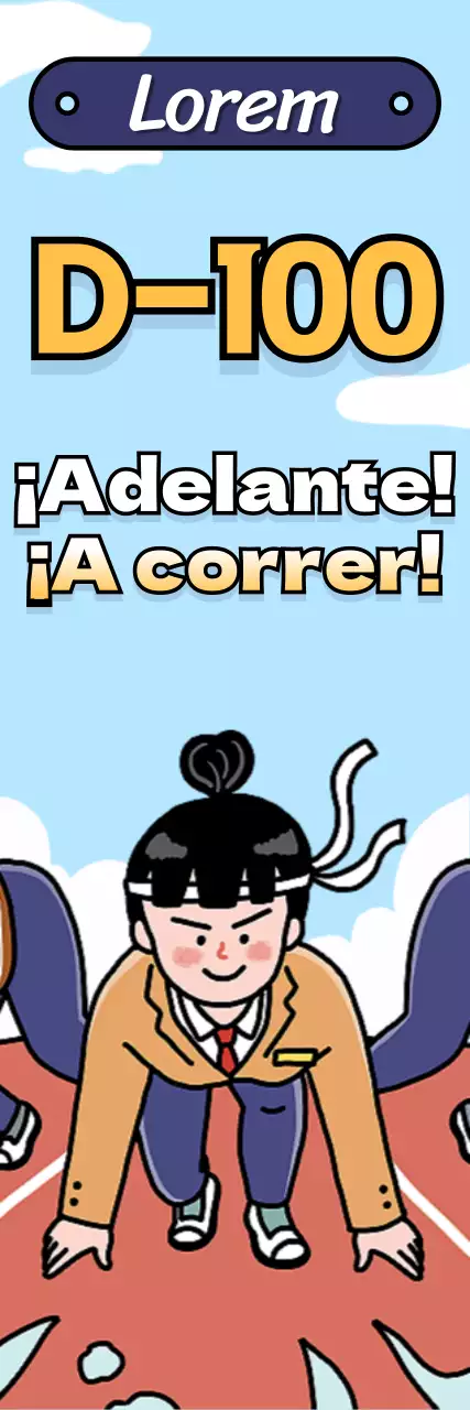 Animación SAT con título amarillo e ilustración de estudiante activo