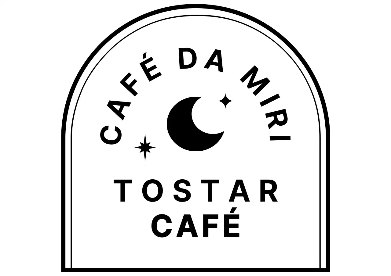 Decorar com um logótipo clássico de café