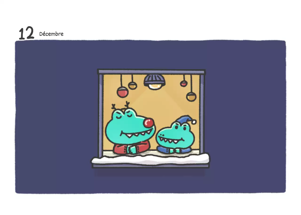 Un calendrier avec un joli concept d'illustration d'Argo