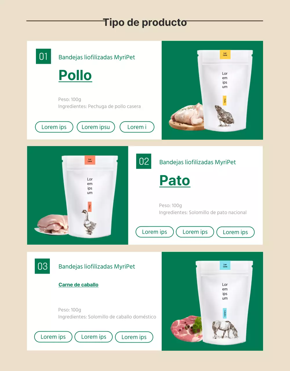 Simpáticas golosinas amarillas y verdes para mascotas