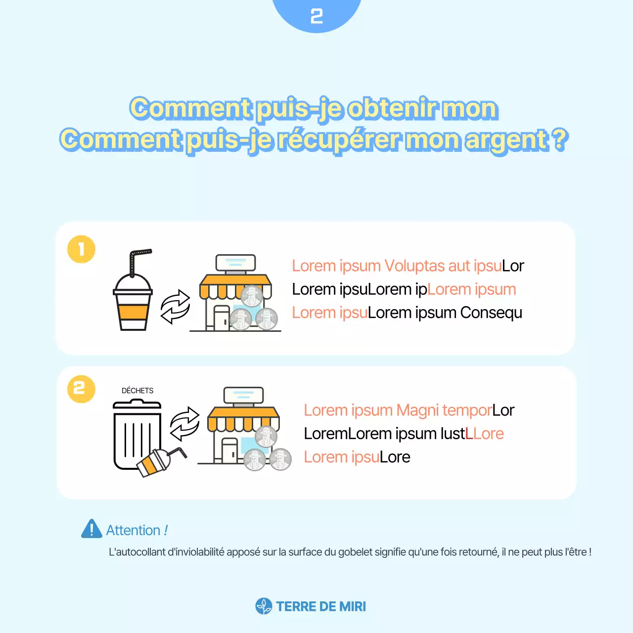 Gobelets jetables simples en bleu clair et jaune vifFourni par CardNews