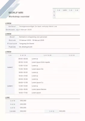 Blauwe planningsdocumenten