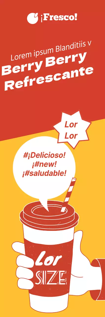 Batido de frutas del bosque