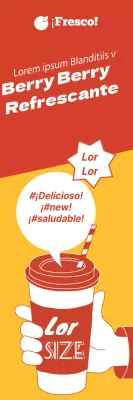 Batido de frutas del bosque