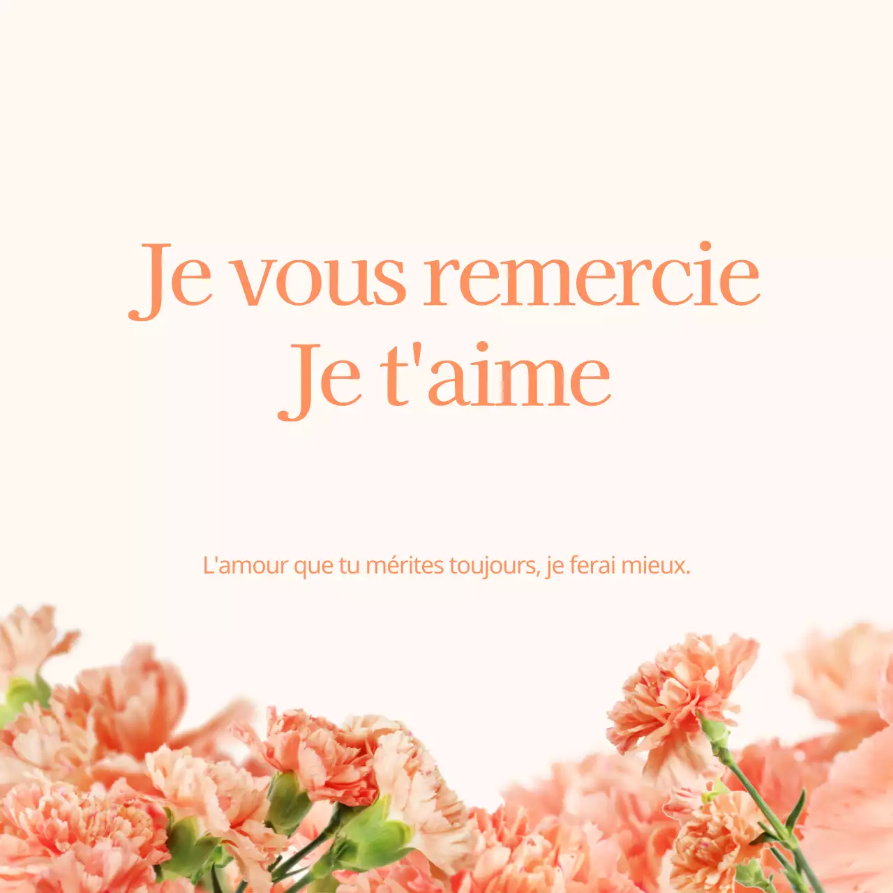 Lettre pour la fête des mères