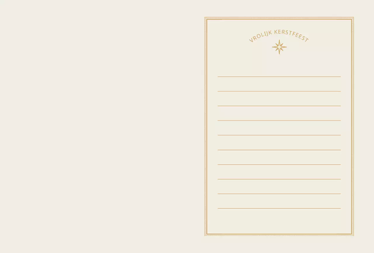 Kerstfotolay-out met sierlijke frames in rood