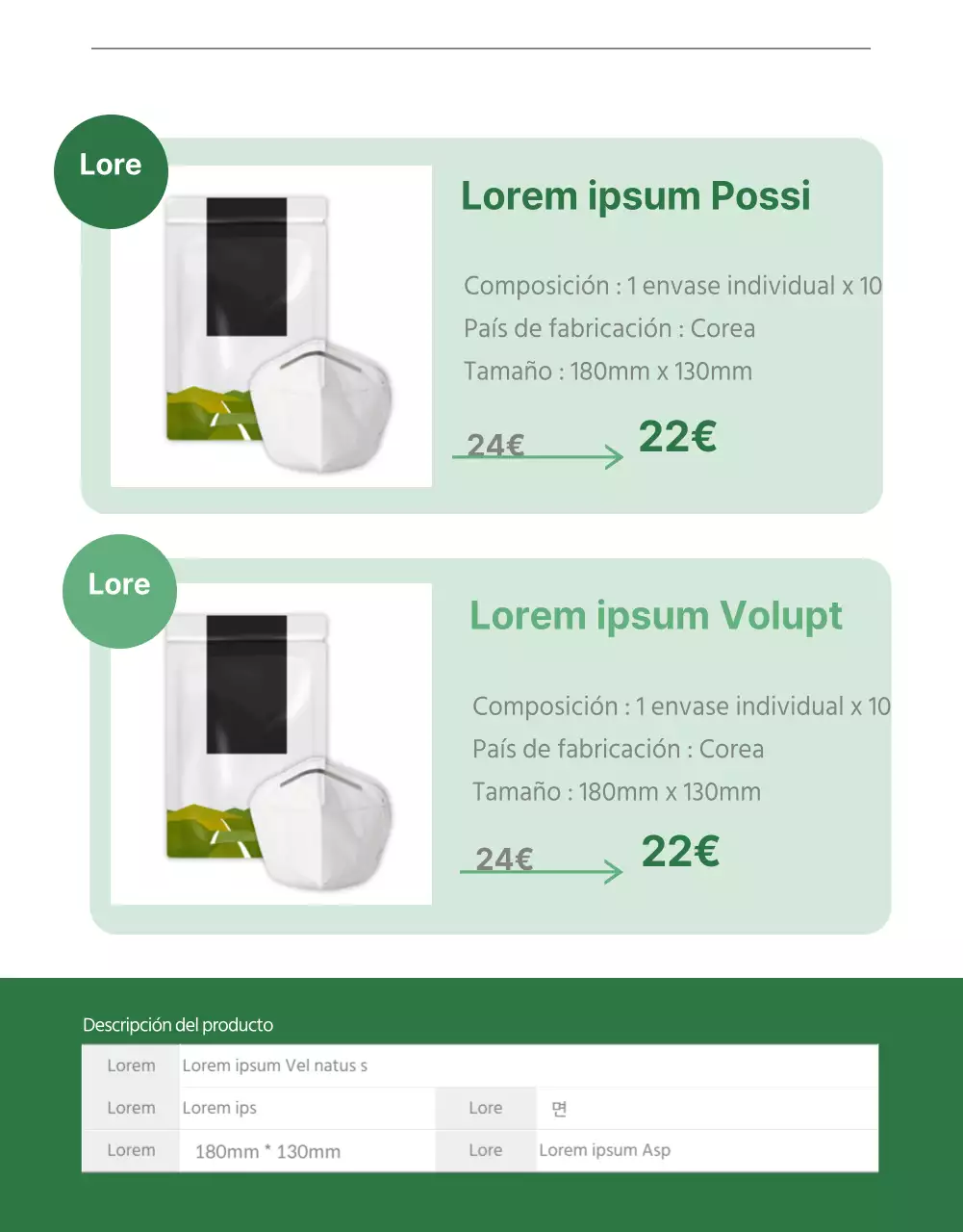 Mascarillas para partículas