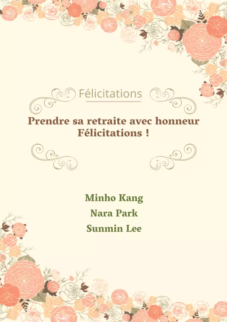 Cérémonie de départ à la retraite