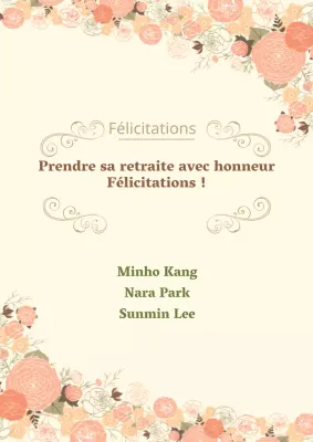 Cérémonie de départ à la retraite