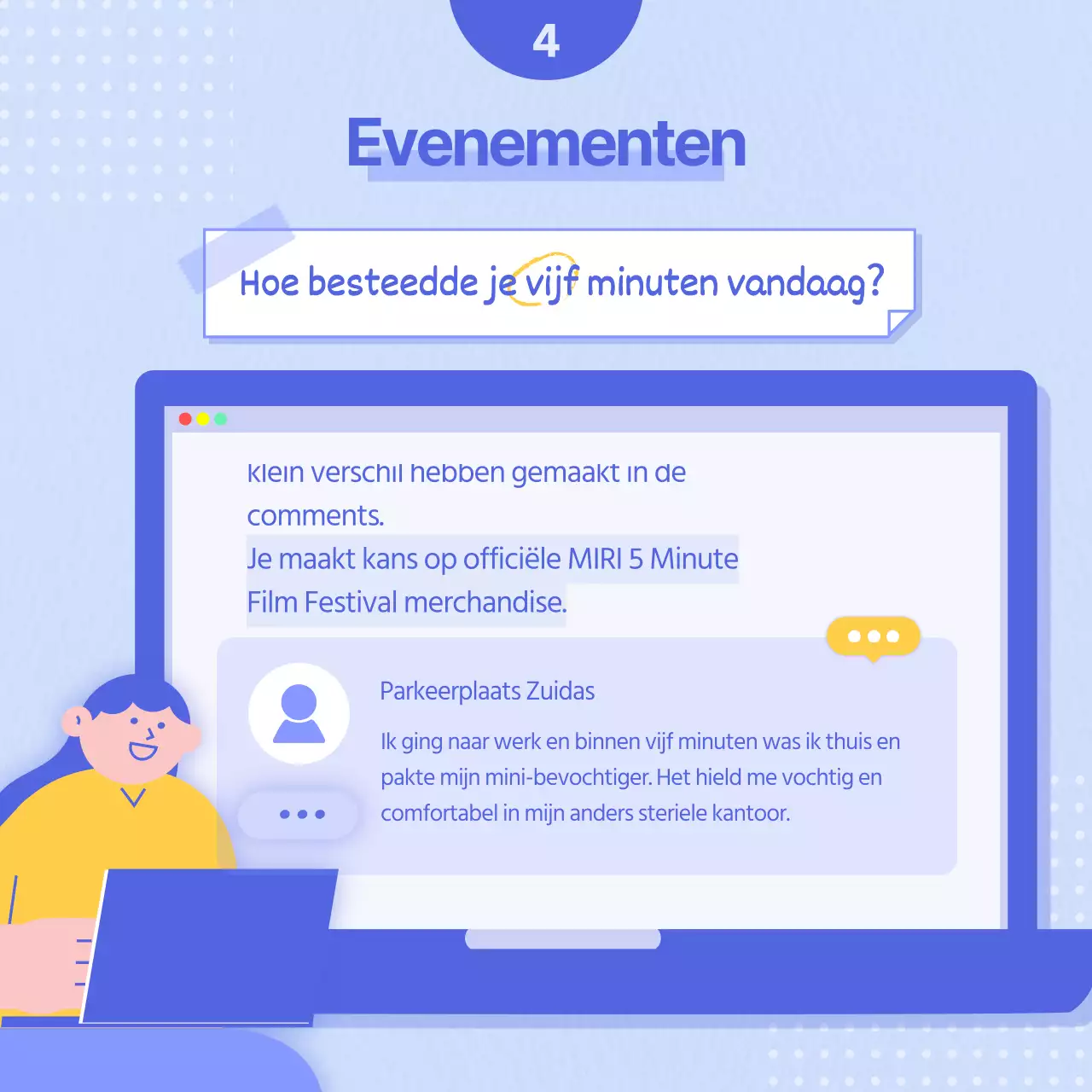 BlueYellowPoint Illustration Film Festival Supporters' Call CardNieuws