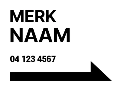 De richting van pijlen bepalen in de standaardstijl