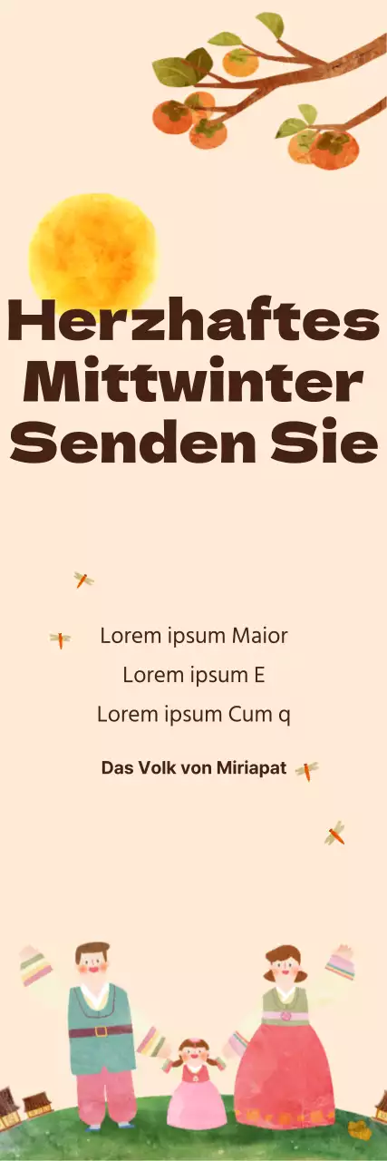 Jeon Da Young Chuseok_Vertikales Banner