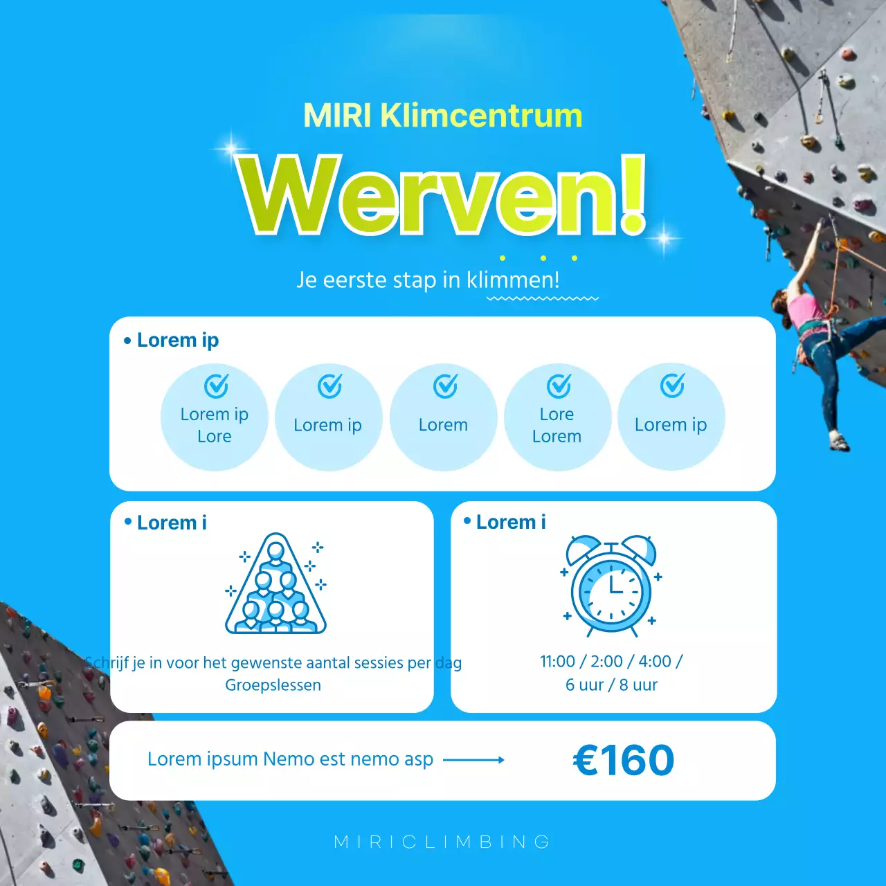 Een vleugje limoen in het blauw - KlimkaartNieuws