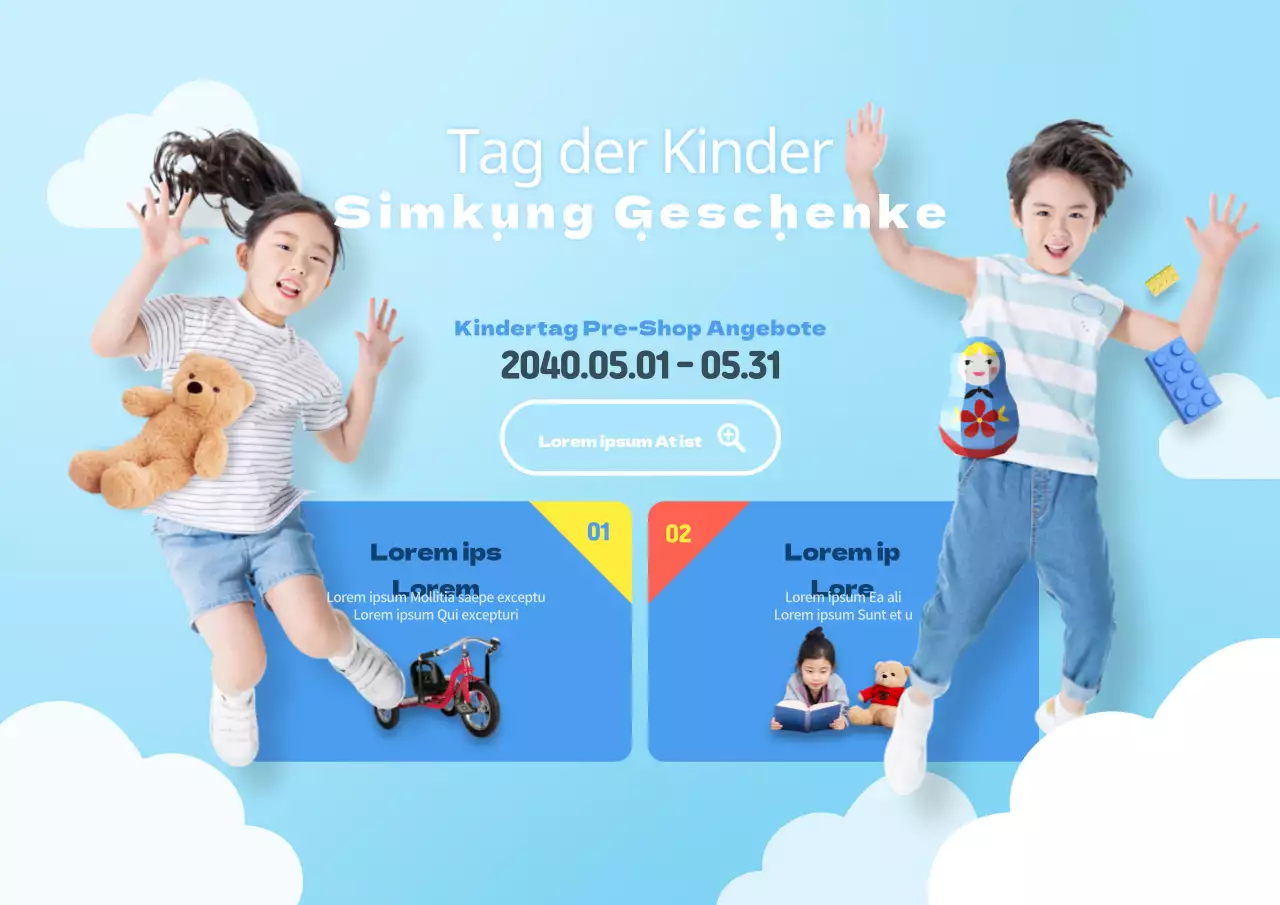 Kindertag Einfachheit Geschenk