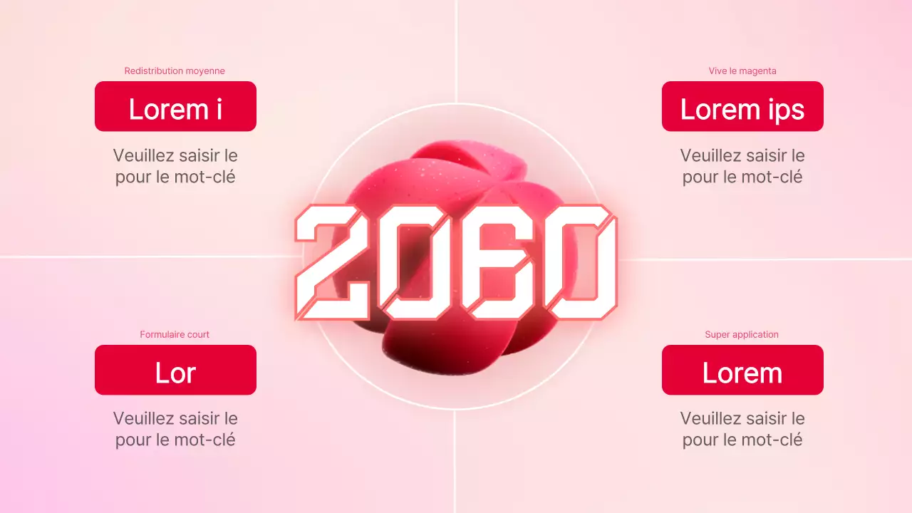 Une palette de couleurs géométriques pour la tendance rose de cette année