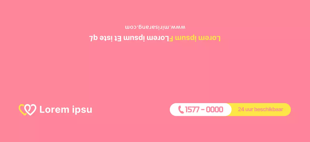 Koraalroze en eenvoudig om Mirisarang Verzekeringen te promoten