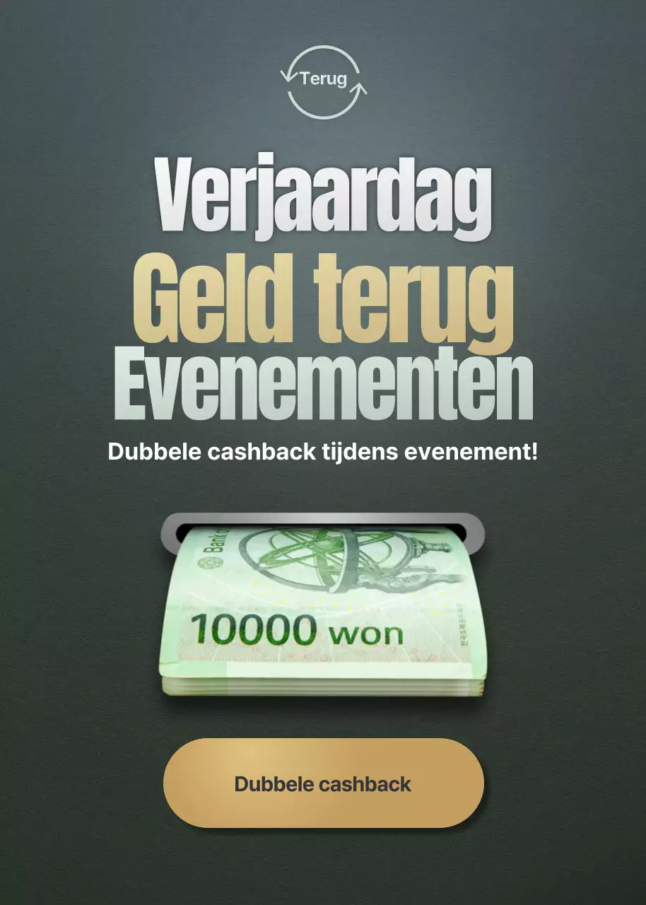 Geld terug evenement