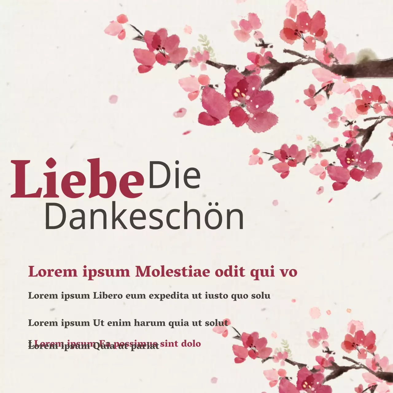 Ich liebe dich, danke